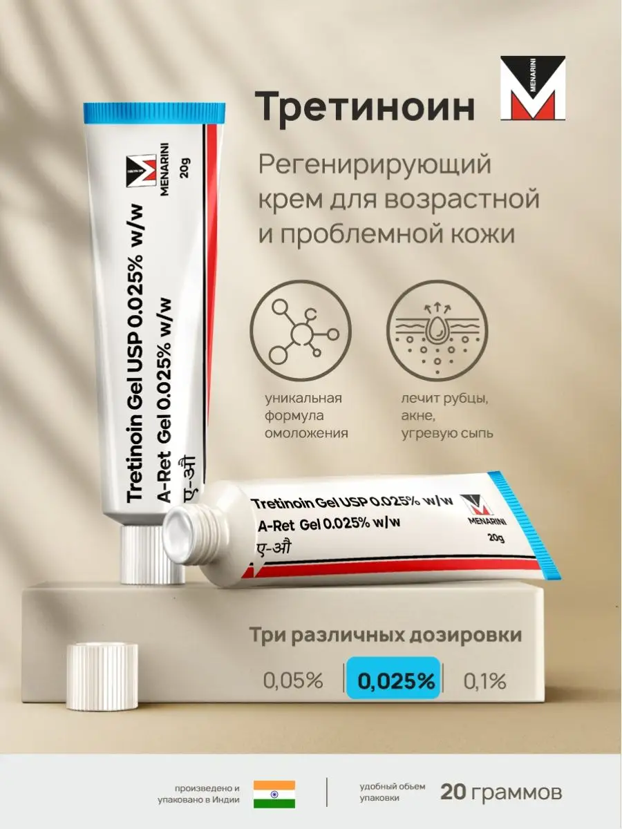Третиноин Гель от прыщей и...