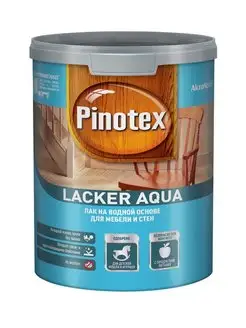 Лак для мебели и стен Pinotex LACKER AQUA 70 глянцевый 1 л Pinotex 150746890 купить за 817 ₽ в интернет-магазине Wildberries