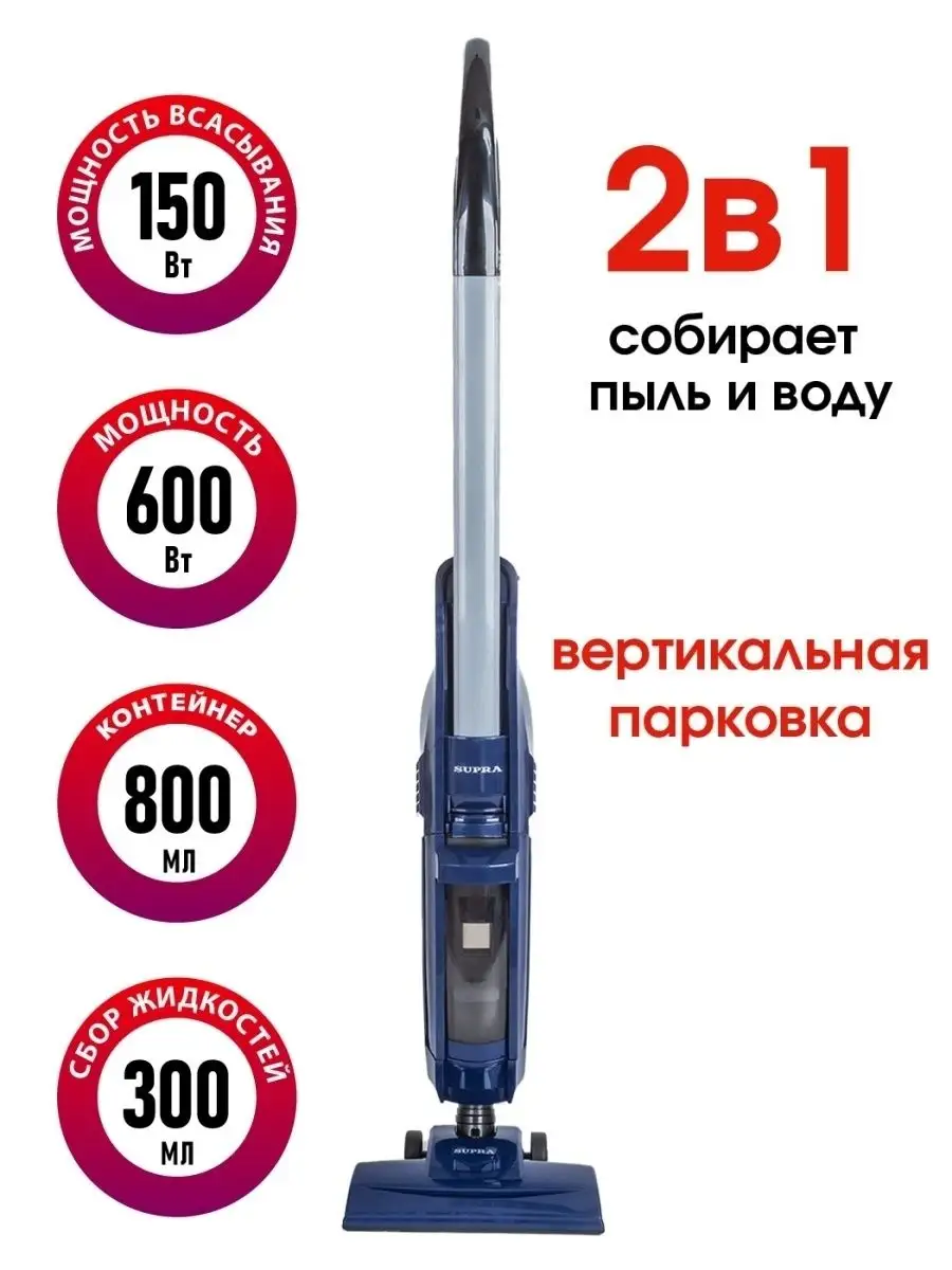 Пылесос ручной (handstick) Supra VCS-5099 Supra 150779534 купить за 2 187 ₽  в интернет-магазине Wildberries