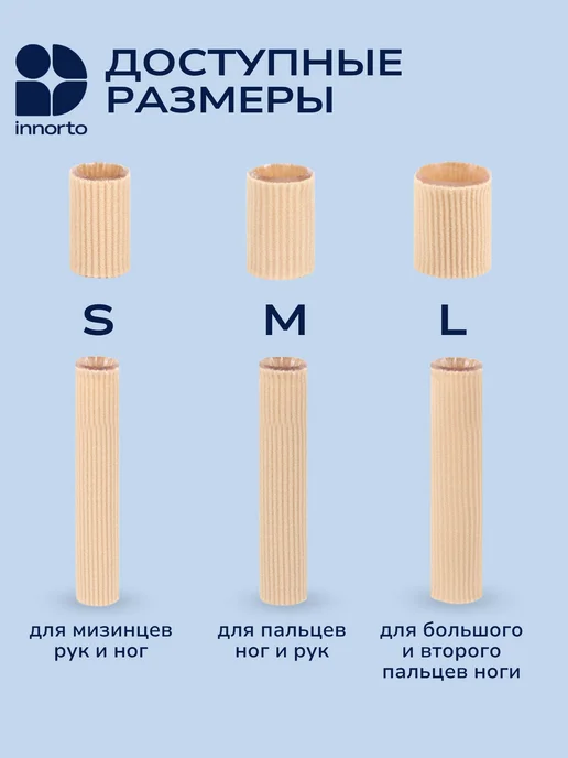 INNORTO Напальчники для ног от мозолей, вариант, фото 7