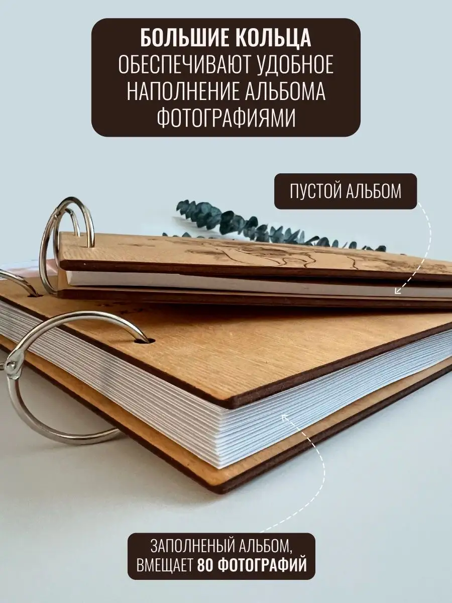 Заготовка для альбома «Сердце» 15*15 см