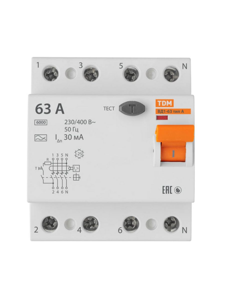 Узо 4р 63а. TDM Electric вд1-63. УЗО ТДМ 63а 30ма. УЗО 32а Тип а TDM. Выключатель дифференциальный УЗО вд1-63 2р 40а 30ма.