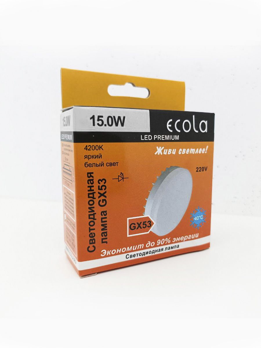 Ecola gx53 4200k. Ecola led 8 0w 4200k 65ma 220 20 v 50-60hz. Ecola led Premium.