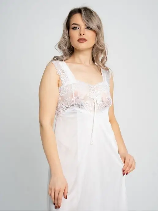 LIKA KG Пеньюар красивый кружевной с халатом, вариант, фото 3