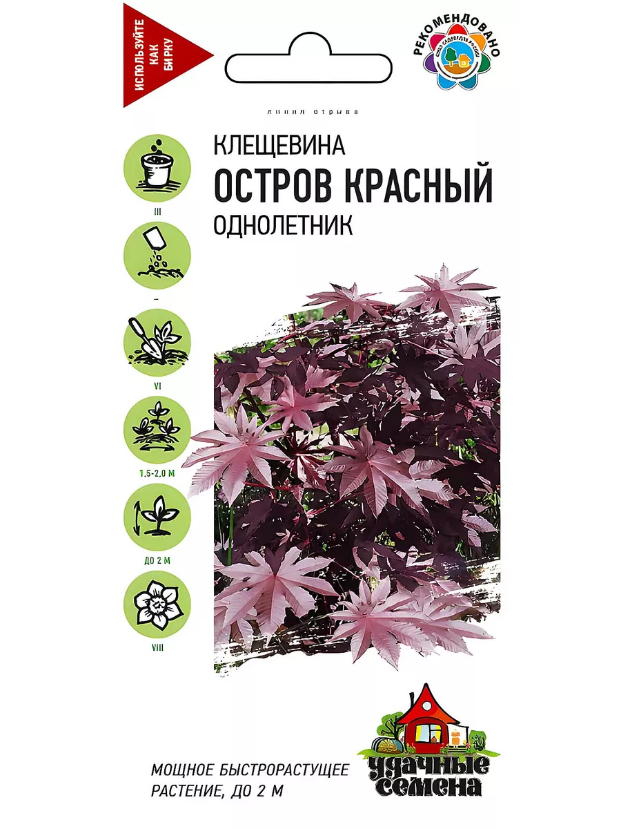 Клещевина Остров Красный Гавриш 150989424 купить за 109 ₽ в  интернет-магазине Wildberries