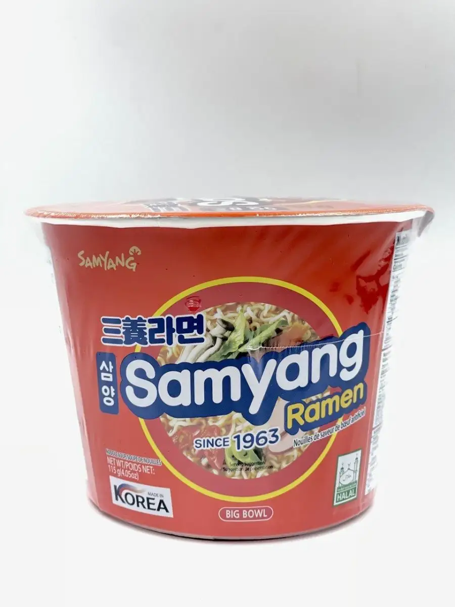 Лапша быстрого приготовления Samyang Ramen вкус говядины SamYang 150991147  купить за 237 ₽ в интернет-магазине Wildberries