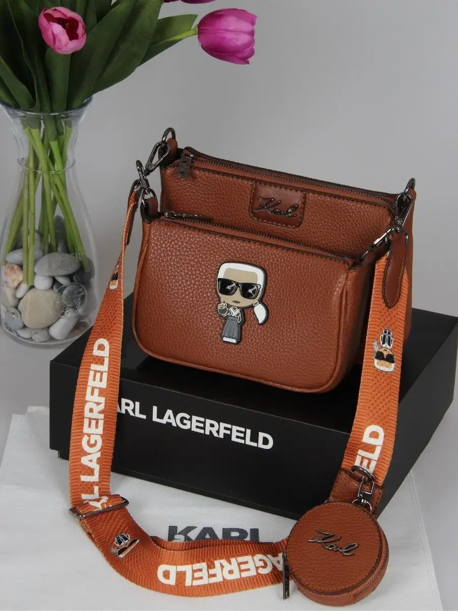 karl lagerfeld сумка карл лагерфельд карл lagerfeld 151038453 купить за 3  870 ₽ в интернет-магазине Wildberries