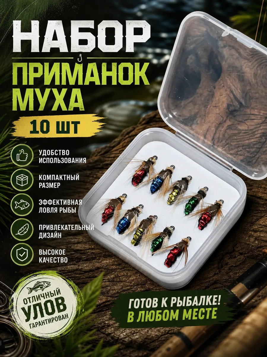 Приманка муха 10 шт