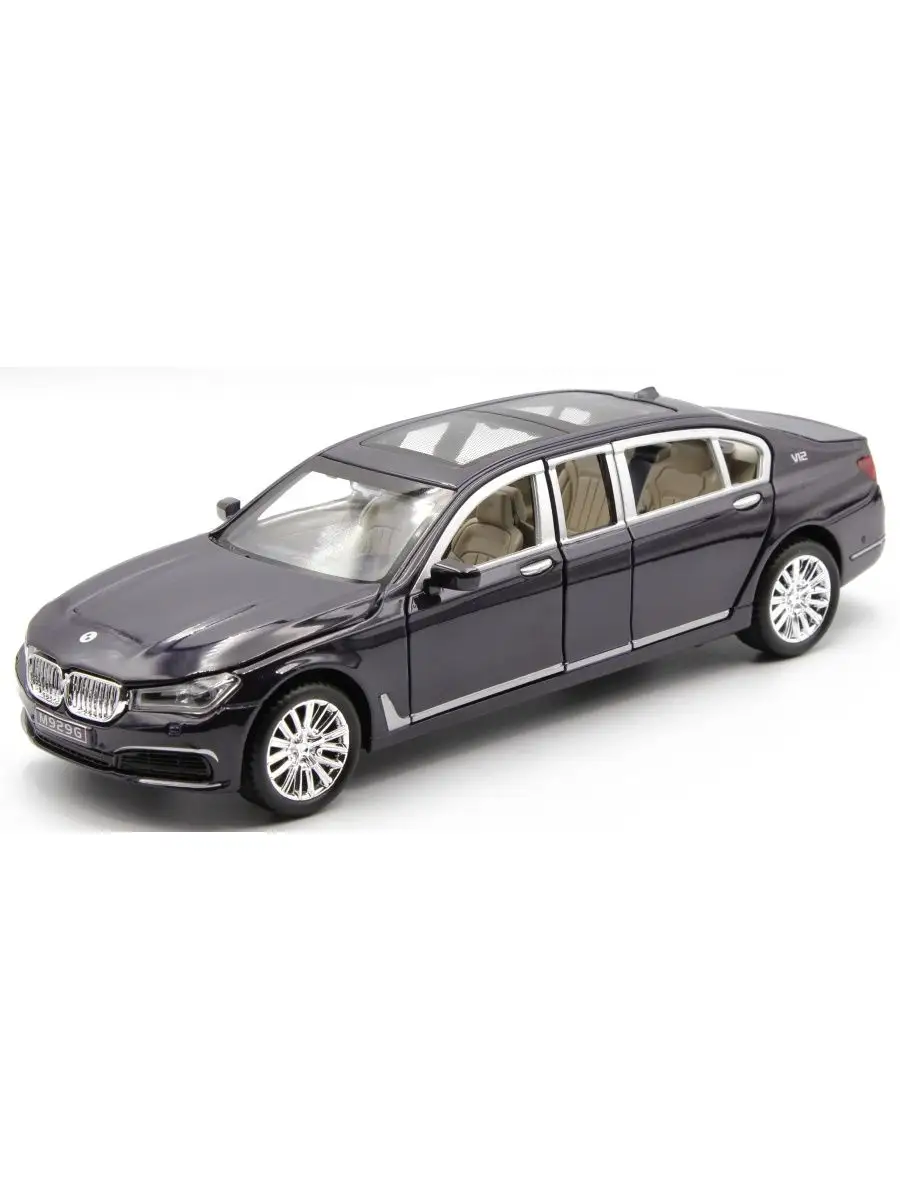 Машинка игрушка детская 1:24 BMW 760 Лимузин Mila_Toys 151070786 купить в  интернет-магазине Wildberries