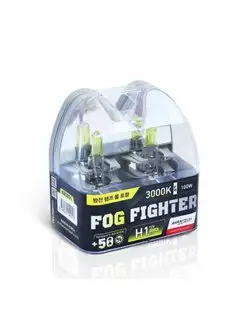 Автолампы H1 12V 55W (100W) 3000K FOG FIGHTER (2 шт) AB3001 AVANTECH 151118375 купить за 934 ₽ в интернет-магазине Wildberries