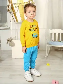 Костюм для малышей хлопковый Baby Style 151177941 купить за 438 ₽ в интернет-магазине Wildberries