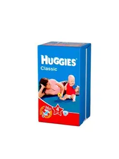 Classic Soft&Dry Дышащие 4 размер (7-18кг) 14шт HUGGIES 151196789 купить за 437 ₽ в интернет-магазине Wildberries