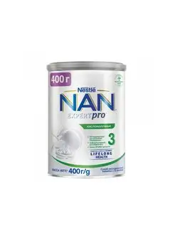 Молочко Nestle NAN 3 Кисломолочный детское 400 г NAN 151222878 купить за 1 244 ₽ в интернет-магазине Wildberries