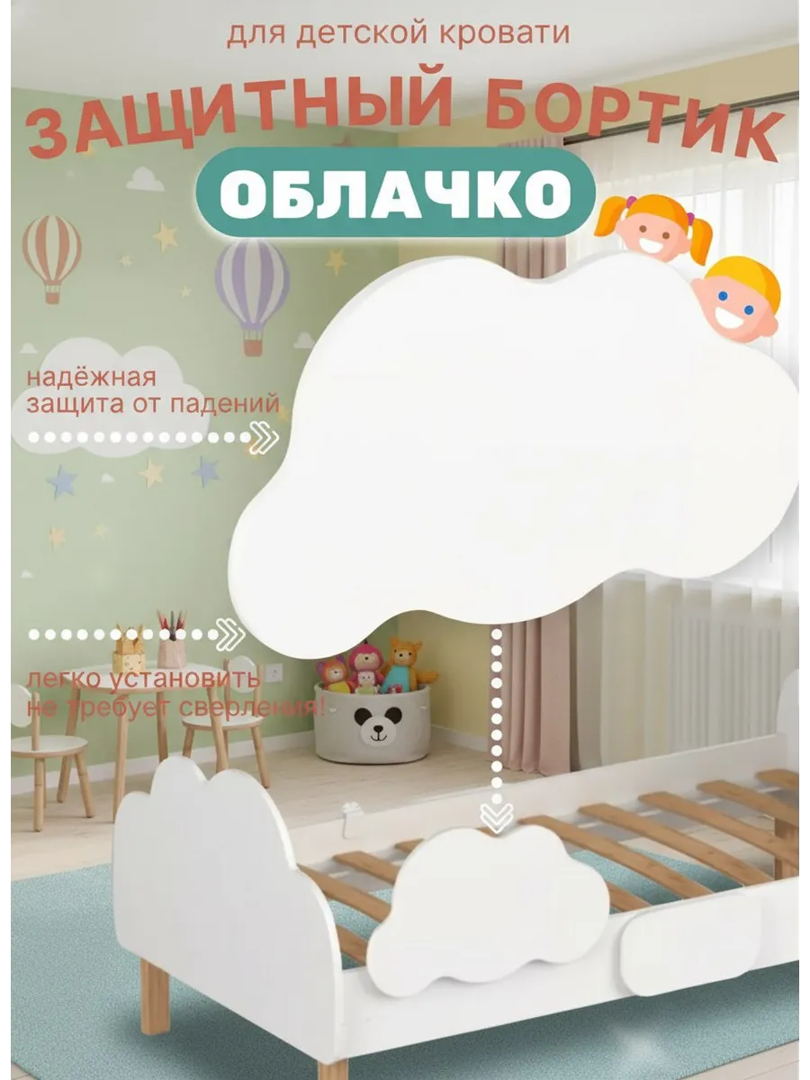 Бортик защитный на кровать от падения