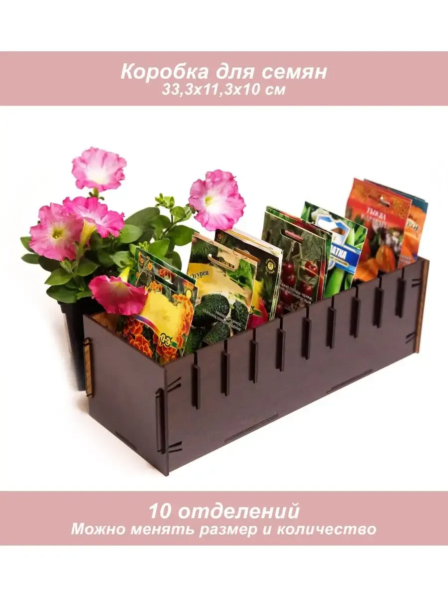 Ящик органайзер для хранения семян