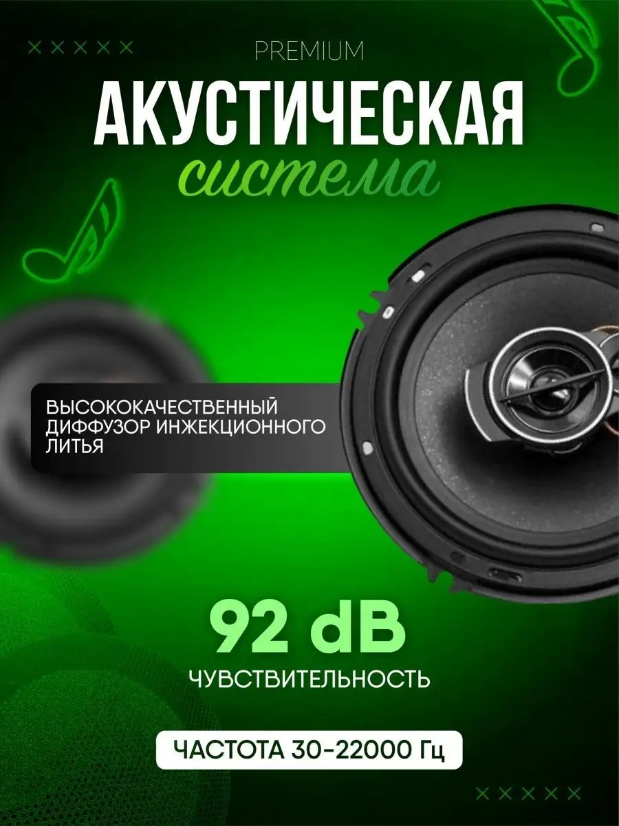 Колонки автомобильные 13 см комплект Автовыбор 151266748 купить за 938 ₽ в  интернет-магазине Wildberries