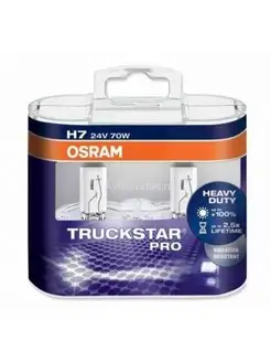 Автолампы H7 TRUCKSTAR PRO+100% (2 шт.) Osram 151280567 купить за 2 114 ₽ в интернет-магазине Wildberries