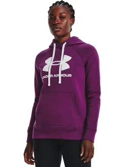 Худи W Rival Fleece Logo Hoodie Under Armour 151310972 купить за 5 697 ₽ в интернет-магазине Wildberries