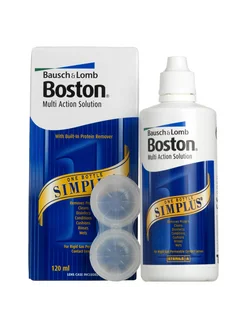 Раствор Boston Simplus 120 мл Bausch & Lomb 151315967 купить за 498 ₽ в интернет-магазине Wildberries