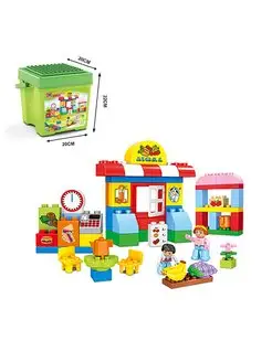 Конструктор "Супермаркет", 57 деталей, для детей Kids home toys 151334734 купить за 1 460 ₽ в интернет-магазине Wildberries