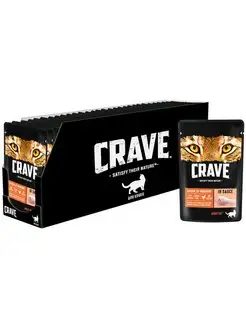 Влажный корм для кошек Курица CRAVE 151339065 купить за 2 720 ₽ в интернет-магазине Wildberries