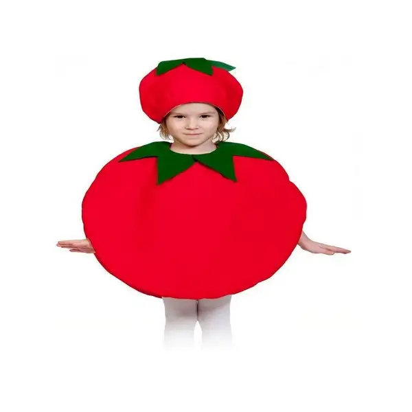 Карнавальный костюм Помидорка накидка и маска-шапочка