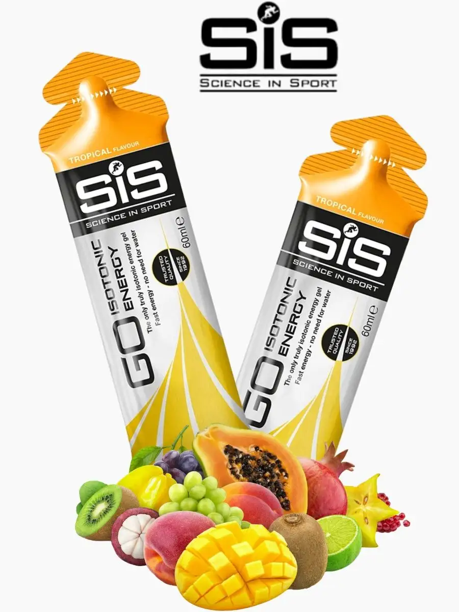 Углеводный гель изотоник SIS Go Isotonic Gel, 2 штуки