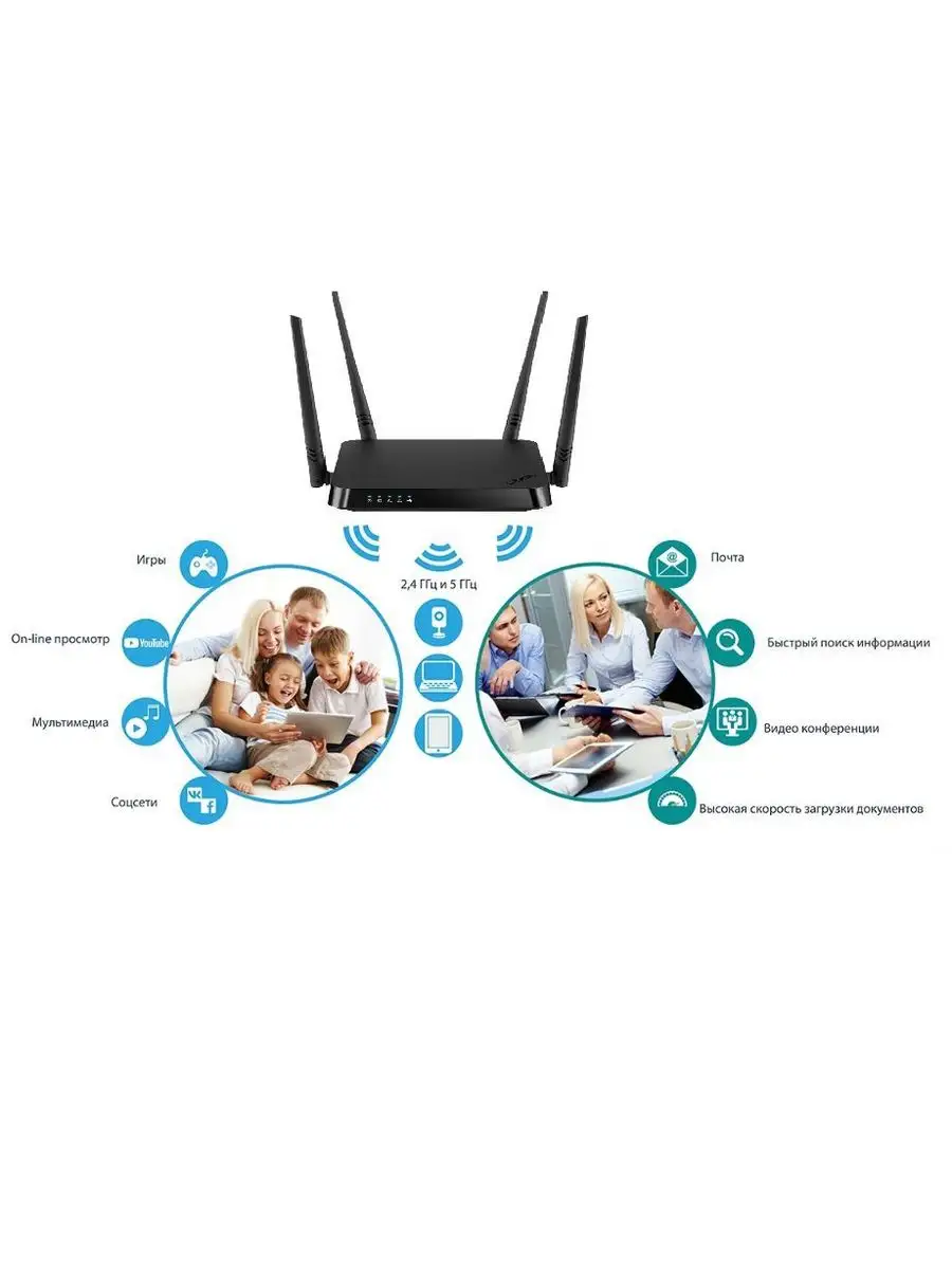 Роутер WiFi, D-Link DIR-825/RU/R1 D-Link 151482055 купить за 2 730 ₽ в  интернет-магазине Wildberries