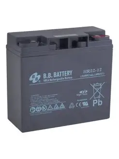 Аккумуляторная батарея HR 22-12 B.B.Battery 151516613 купить за 11 644 ₽ в интернет-магазине Wildberries