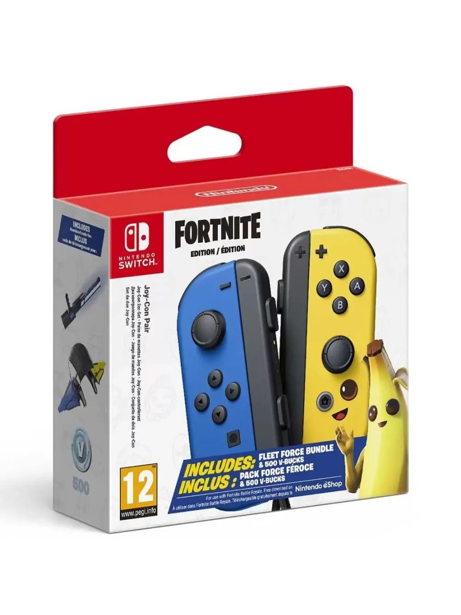 2 контроллера Joy-Con для Nintendo Switch (издание Fortnite) NINTENDO  151548635 купить в интернет-магазине Wildberries