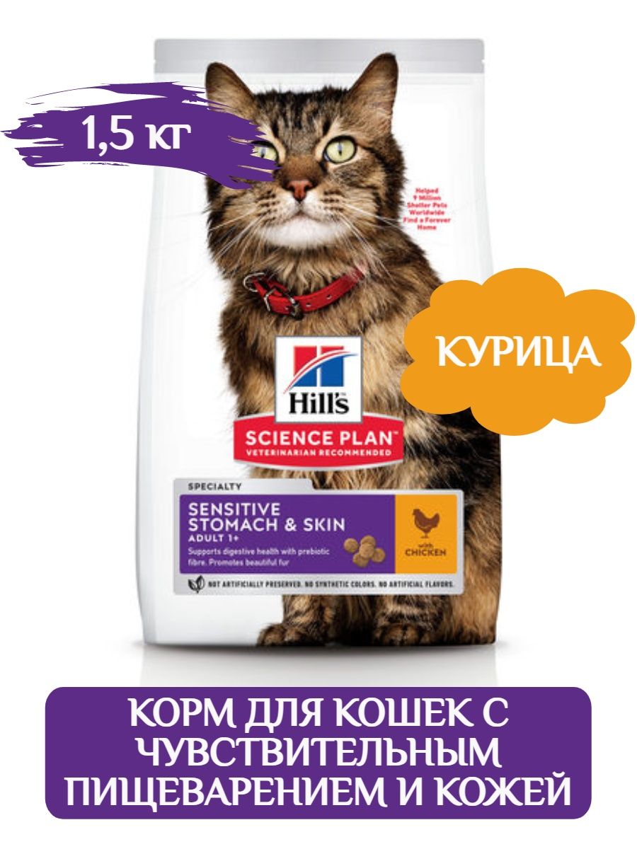 Корма для кошек для пищеварения hills. Hill's Science Plan sensitive Stomach & Skin. Порошок для кошек для пищеварения. Кэти корм для кошек сухой. Хиллс д/к sensitive Stomach & Skin чувствительная кожа и желудок, 1,5 кг, арт. 604721.