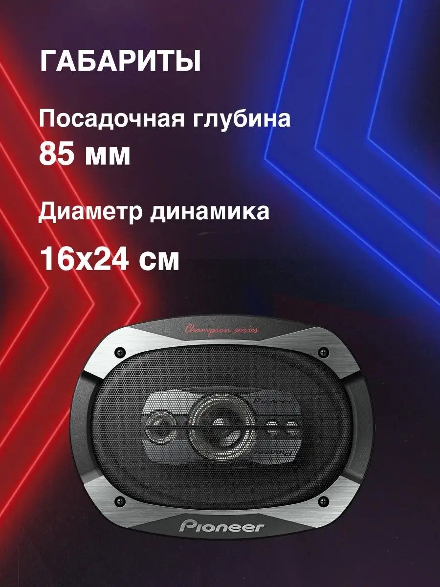 Автомобильные колонки 7х10 см TS-7150F Pioneer 151560114 купить в  интернет-магазине Wildberries