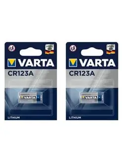 Батарейка Varta CR123A / CR 123 a /123 2 шт varta 151565727 купить за 591 ₽ в интернет-магазине Wildberries