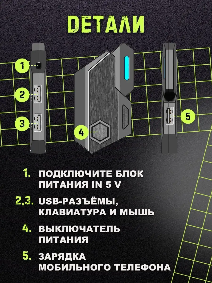 Геймпад для смартфона Клавиатура Мышка PUBG Триггер VOYOR 151566655 купить  за 1 535 ₽ в интернет-магазине Wildberries