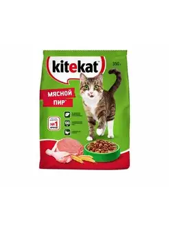 Сухой корм для кошек мясной пир 350г KiteKat 151579167 купить за 187 ₽ в интернет-магазине Wildberries