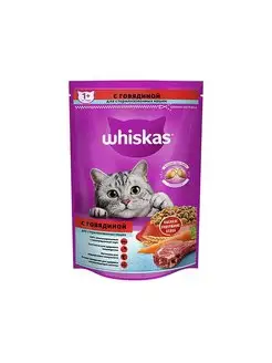 для стерилизованных кошек вкусные подушечки говядина 350г Whiskas 151579446 купить за 230 ₽ в интернет-магазине Wildberries