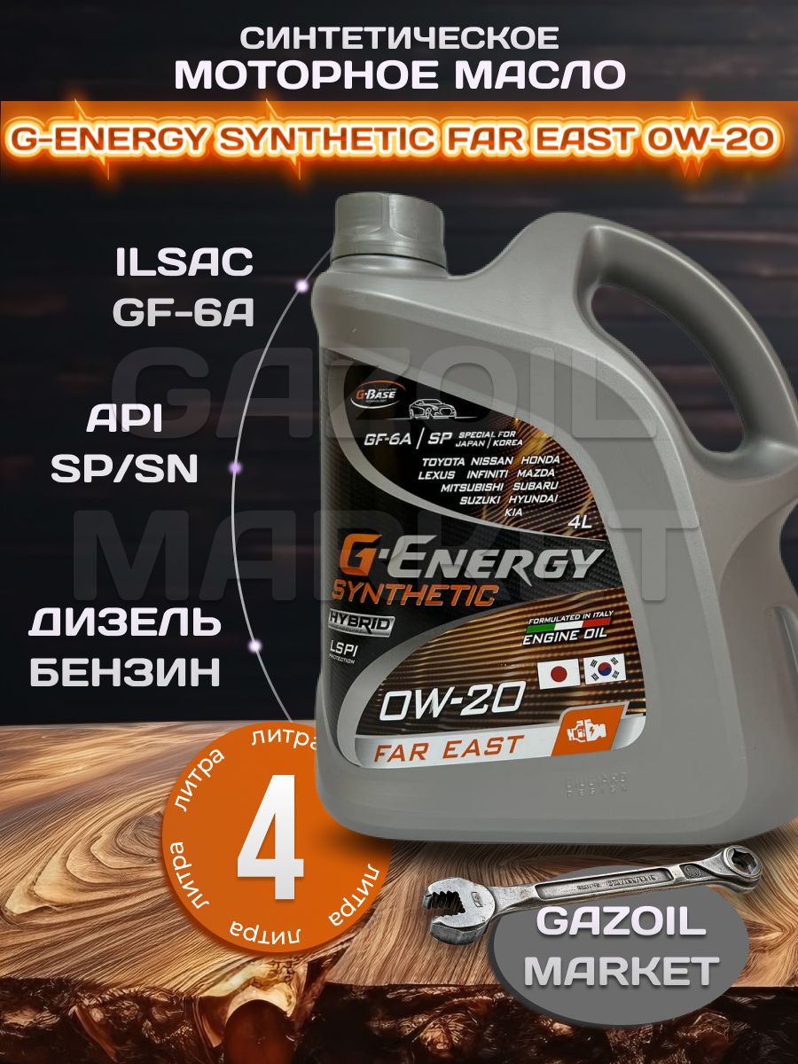 G energy synthetic far east 0w 20