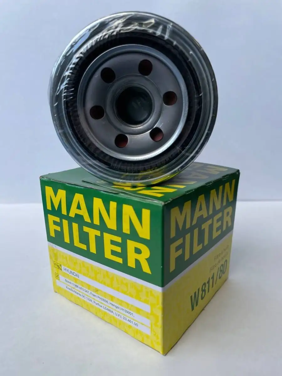 Фильтр масляный MANN FILTER W811/80 KIA Hyundai Opel AutoPartsSDV 151585394  купить за 378 ₽ в интернет-магазине Wildberries