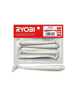 Виброхвосты съедобные Jester цвет white night Ryobi 151627859 купить за 361 ₽ в интернет-магазине Wildberries