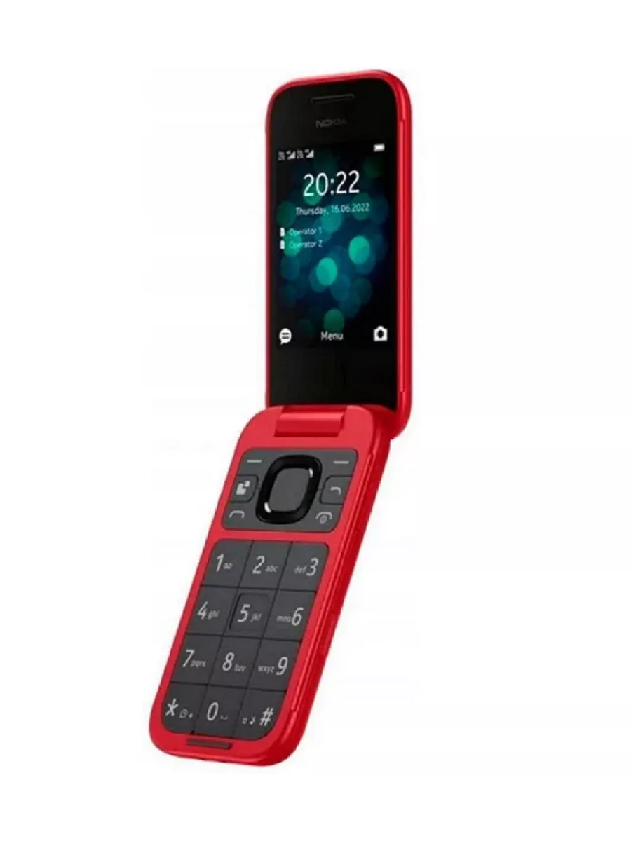 Кнопочный мобильный телефон Нокиа 2660 TA-1469 DS RED Nokia 151660894  купить за 5 531 ₽ в интернет-магазине Wildberries