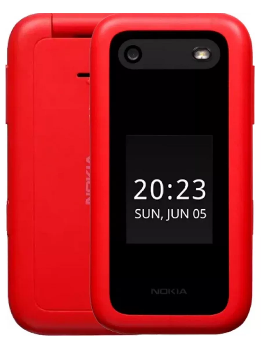 Кнопочный мобильный телефон Нокиа 2660 TA-1469 DS RED Nokia 151660894  купить за 5 531 ₽ в интернет-магазине Wildberries