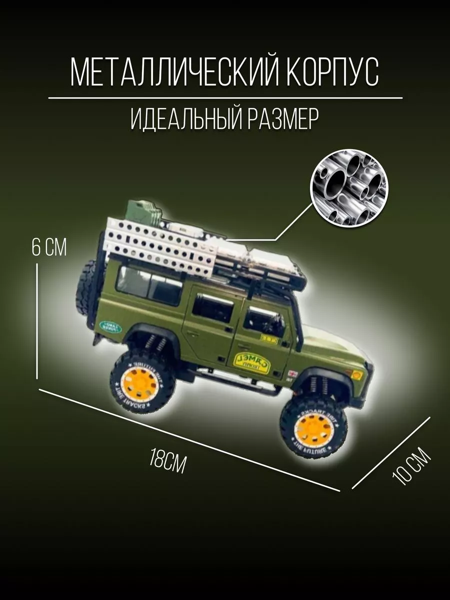 Машинка Металлическая 21 см 1:28 Land Rover Defender Детские металлические  машинки 151720107 купить за 1 663 ₽ в интернет-магазине Wildberries