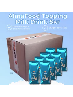 Сливки сухие Topping Milk Drink 8кг AlmaFood 151726832 купить за 3 932 ₽ в интернет-магазине Wildberries