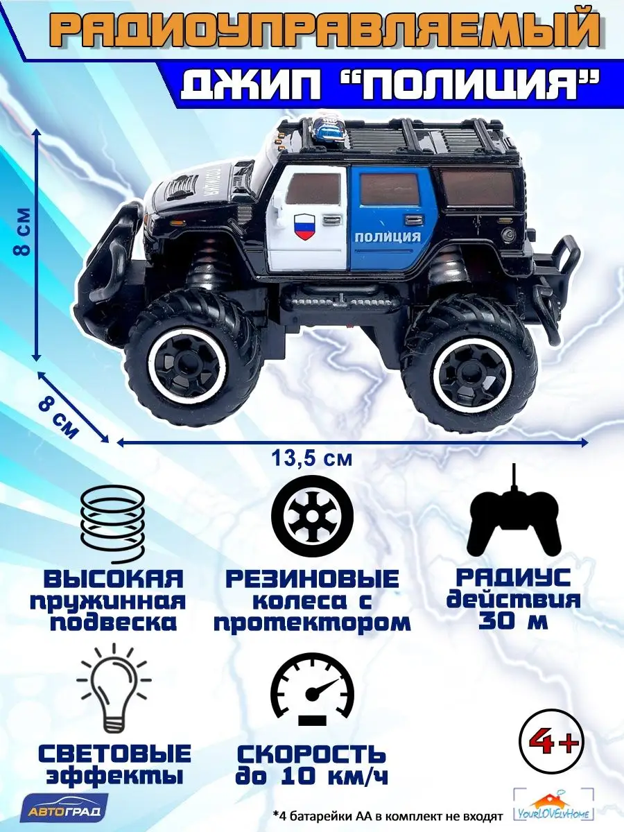 Радиоуправляемая машинка Джип Автоград 151745788 купить в интернет-магазине  Wildberries