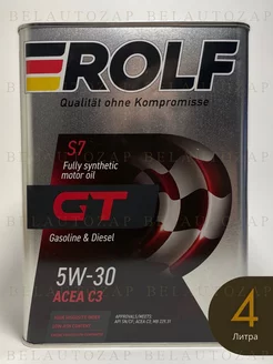 Моторное масло ROLF GT SAE 5W-30 API SN/CF 4л ROLF 151756693 купить за 2 114 ₽ в интернет-магазине Wildberries