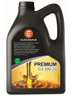 Моторное масло Premium C4 5W30, 5 л EUROREPAR 151757053 купить за 4 632 ₽ в интернет-магазине Wildberries