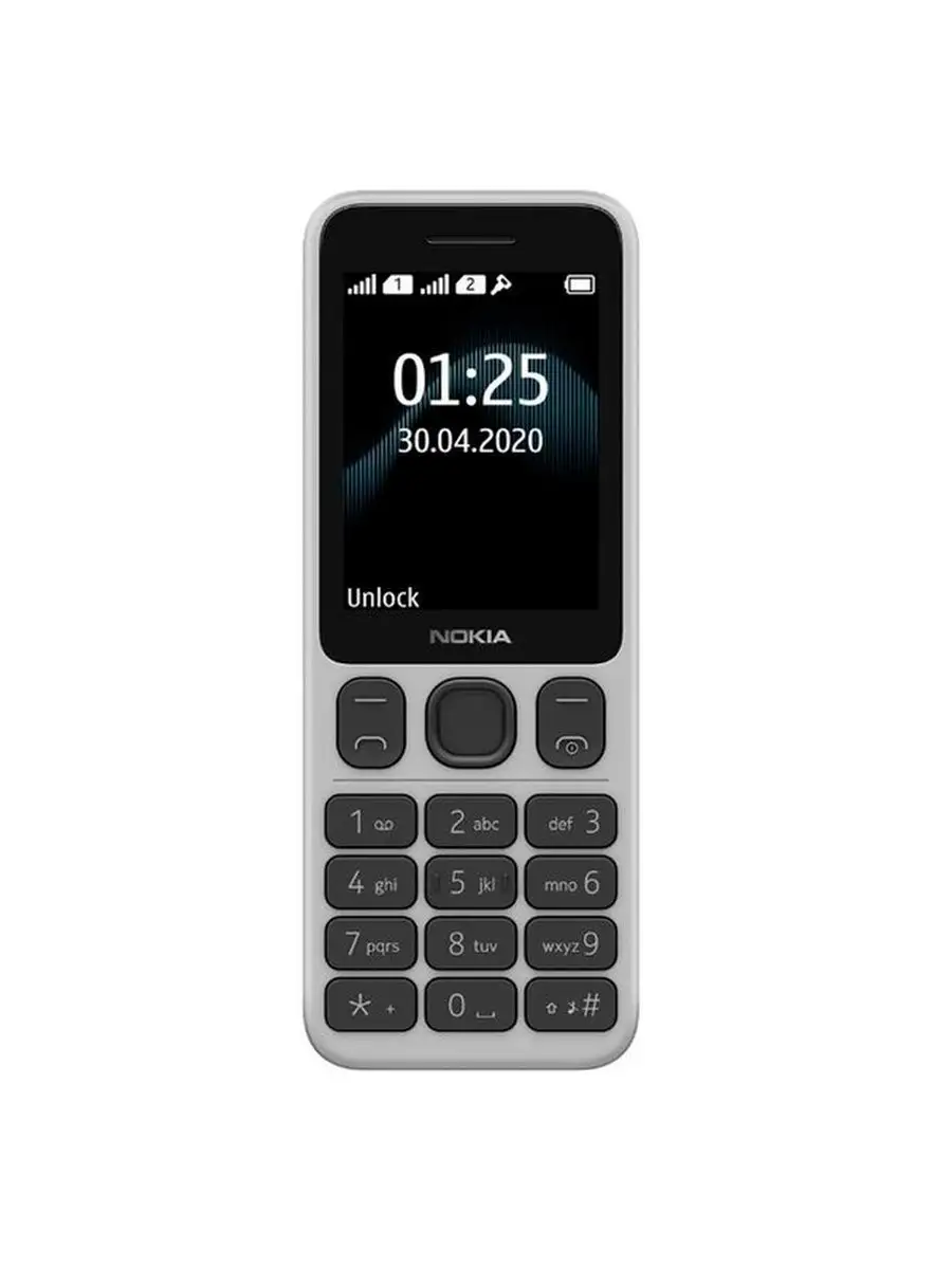 Телефон кнопочный 125 DS с поддержкой 2 SIM Nokia 151789756 купить в  интернет-магазине Wildberries