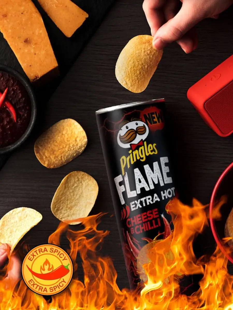 Чипсы Pringles Flame / Острые чипсы Принглс набор чипсов Pringles 151818736  купить за 803 ₽ в интернет-магазине Wildberries