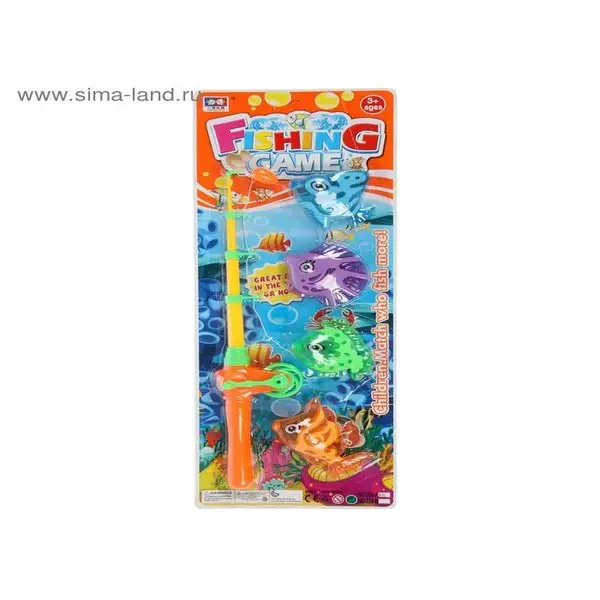 Рыбалка магнитная "Красивые рыбки", микс