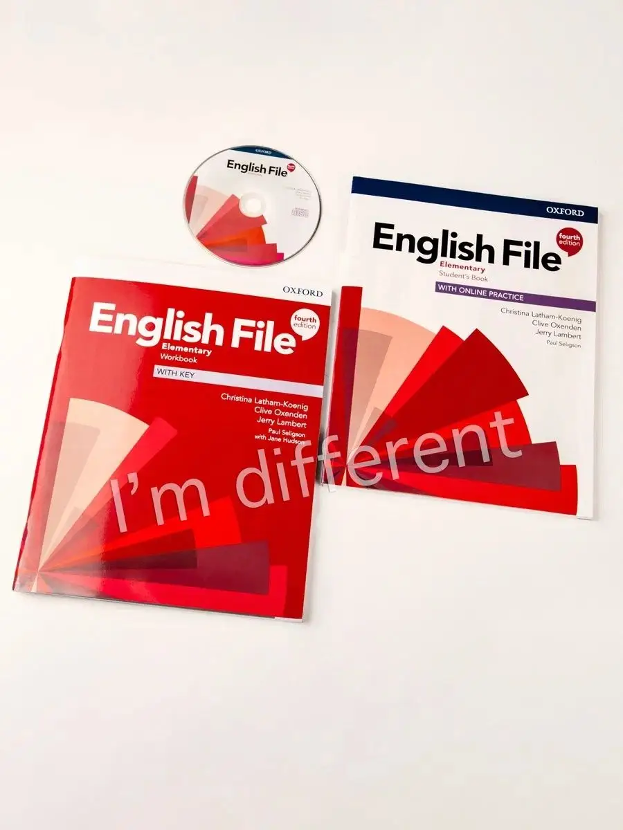 English file elementary учебник и тетрадь по английскому+CD Oxford  University Press 151931441 купить в интернет-магазине Wildberries